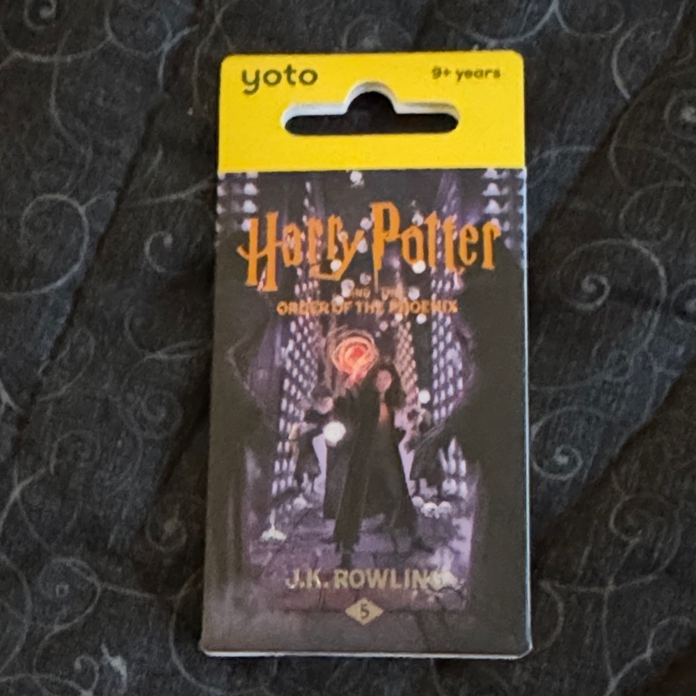 Yoto Harry Potter #5 order of the phoenix audio book card